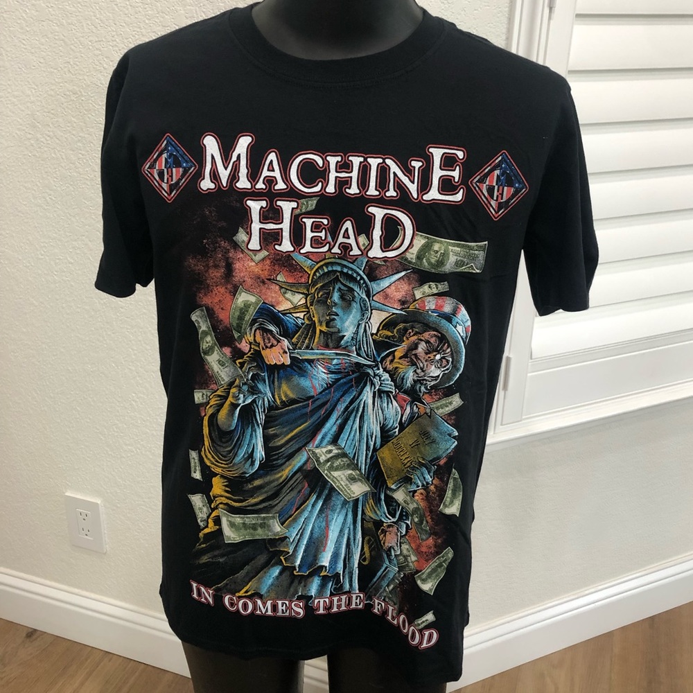 Machine Head In Comes The Flood Tour Tee